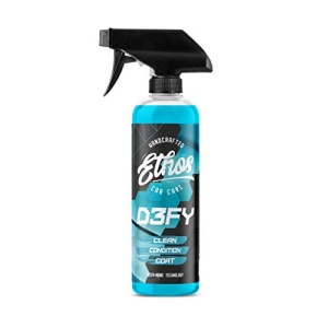 Ethos Defy - 3 in 1 Ceramic Coating - Waterless Car Wash & Wax - Car Wax Polish Spray - Hydrophobic Top Coat - Polish & Polymer Paint Sealant Protection - with Insta-Bond Technology - 16OZ