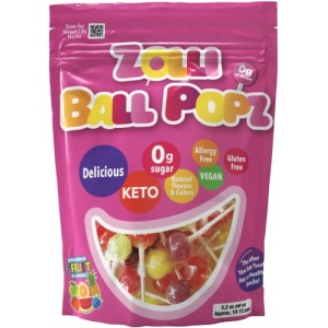 Zollipops The Clean Teeth Pops, Anti Cavity Lollipops, Ball Popz, 5.2 oz (Packaging May Vary)