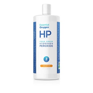 Essential Oxygen Food Grade Hydrogen Peroxide 3%, Natural Cleaner, Refill, 32 Fl Oz