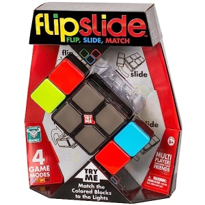 Oonies Flipslide Game, Electronic Handheld Game | Flip, Slide, and Match the Colors to Beat the Clock - 4 Game Modes - Multiplayer Fun,Black,3.23'' x 8.66'' x 10.28''