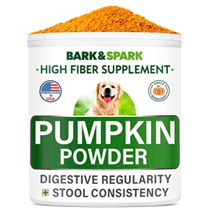 Pumpkin for Dogs - 8.1oz Powdered Fiber Supplement and Stool Softener - Treat Diarrhea, Constipation, Upset Stomach, Food Sensitivity - Improve Digestion - Made in USA